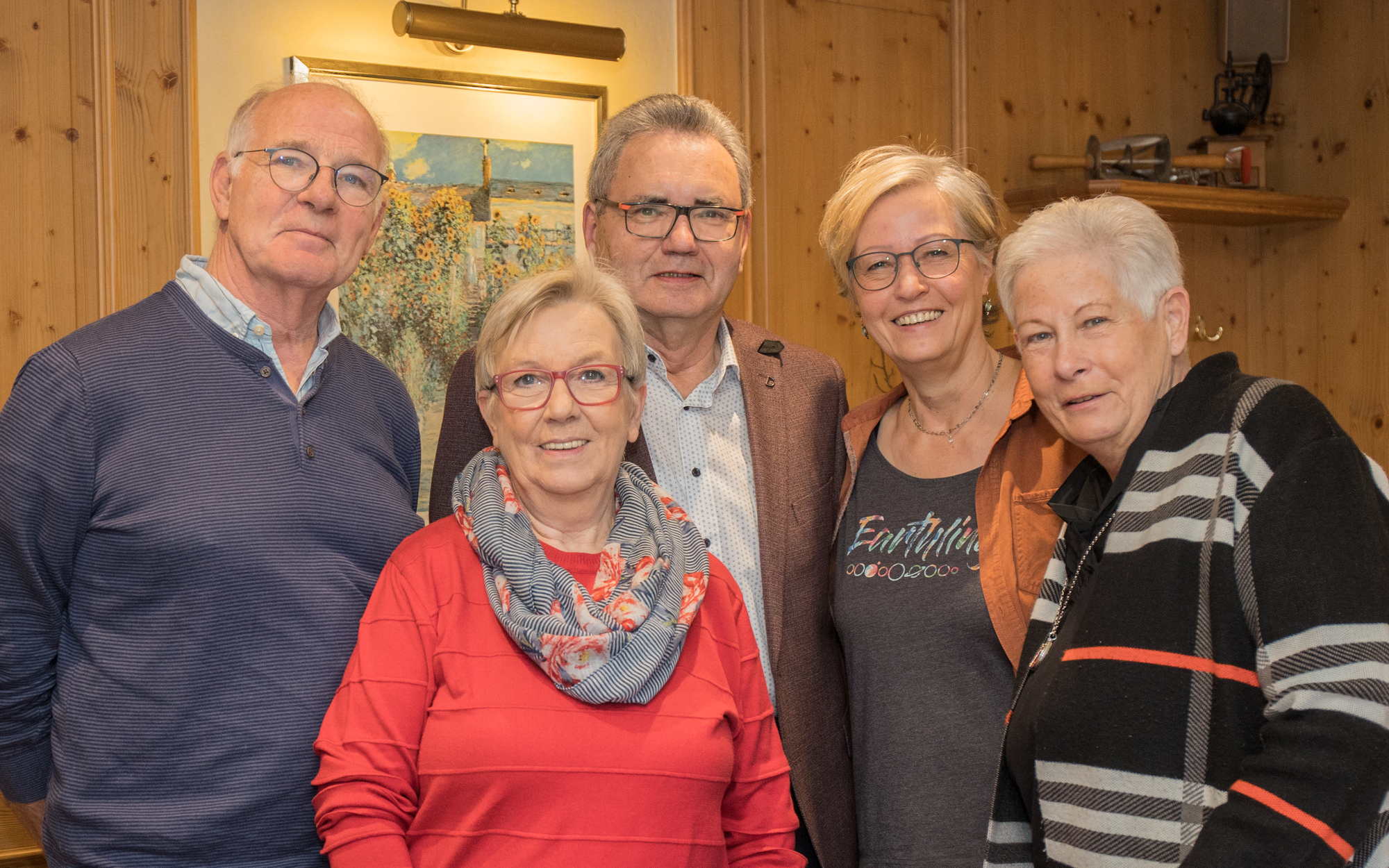 v.l.: Norbert Möllers, Irmgard Sander, Walter Hoffmann, Petra Ledwinka, Karin Sommer (nicht im Bild: Ingrid Welschhoff, Günther Bartz, Oswald Henrich, Michael Fuchs)